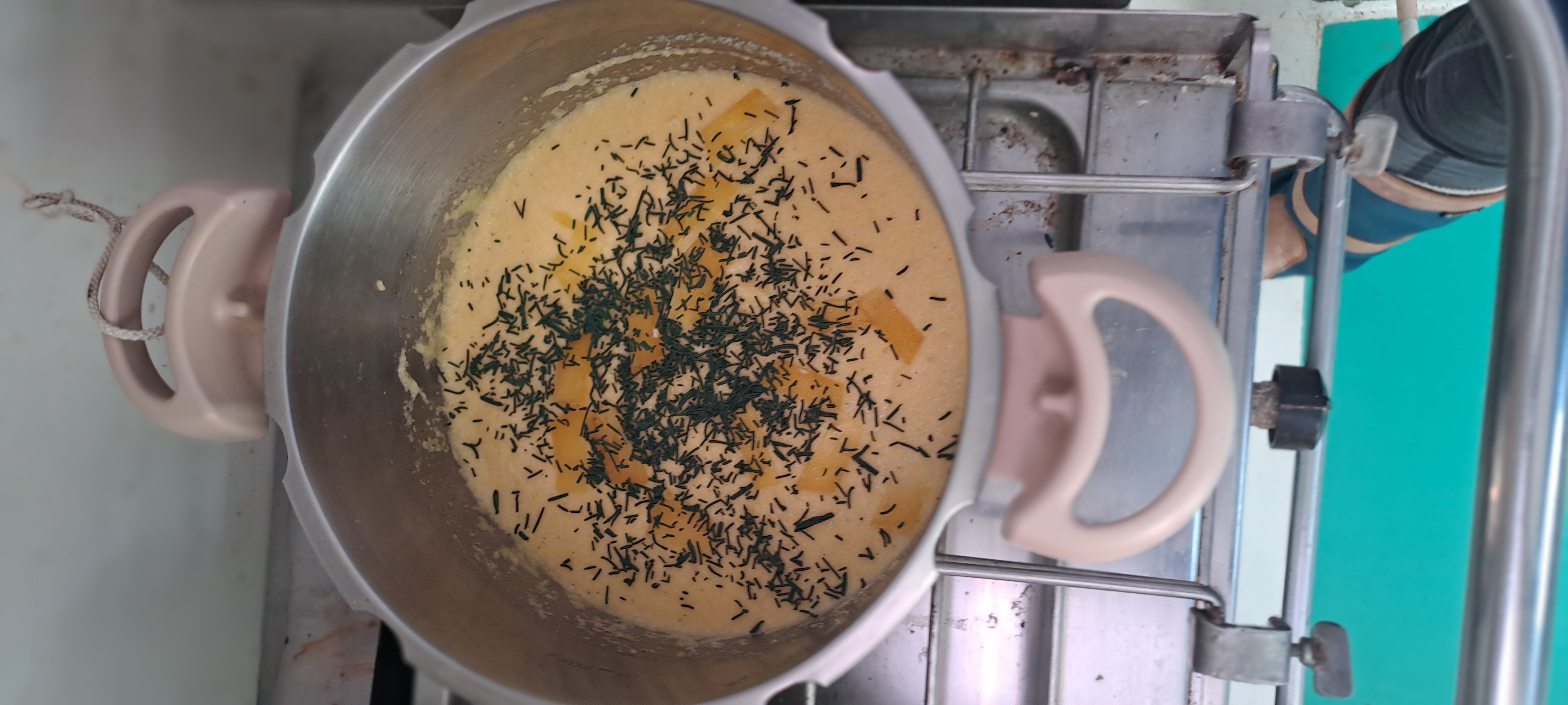 20250303 Polenta au Thérondel et à la spiruline